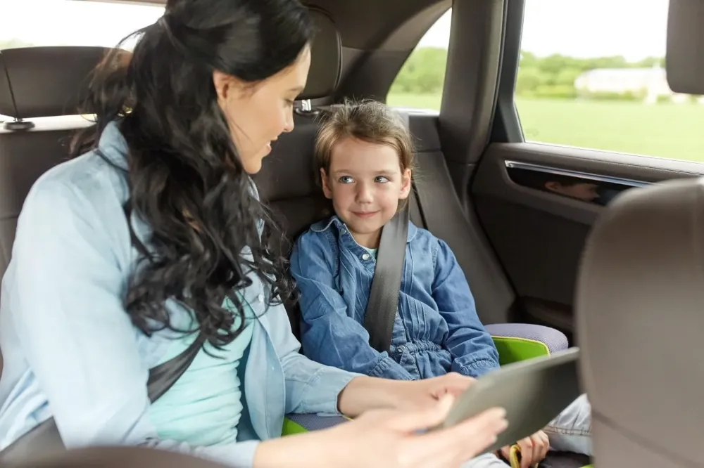 trajet avec enfant
